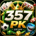 357pk Game app icon with colorful casino and gaming elements.