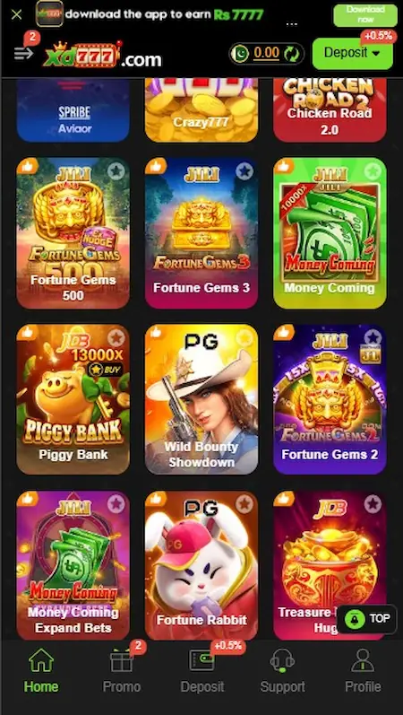 XD777 Game. Games Categories Page Image