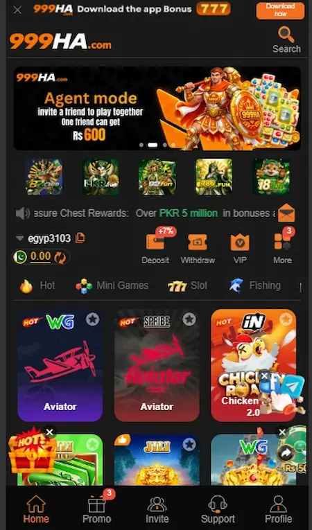 999HA Game HomeScreen Page Image